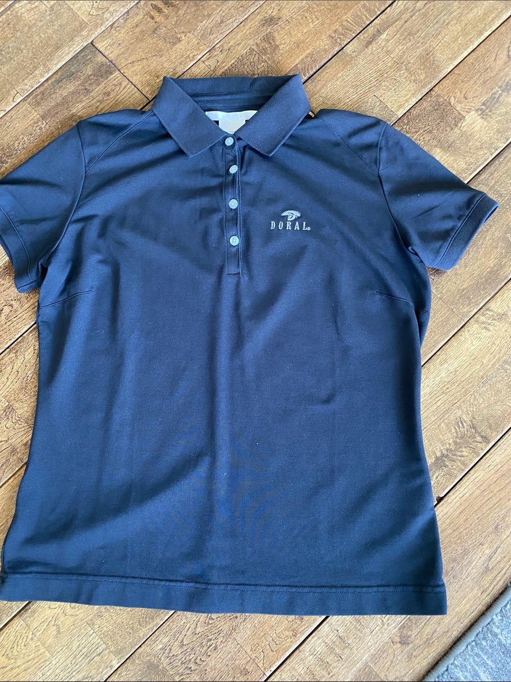Kids' Black Doral Polo Shirt